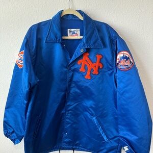 Starter Royal Blue New York Mets Varsity Jacket